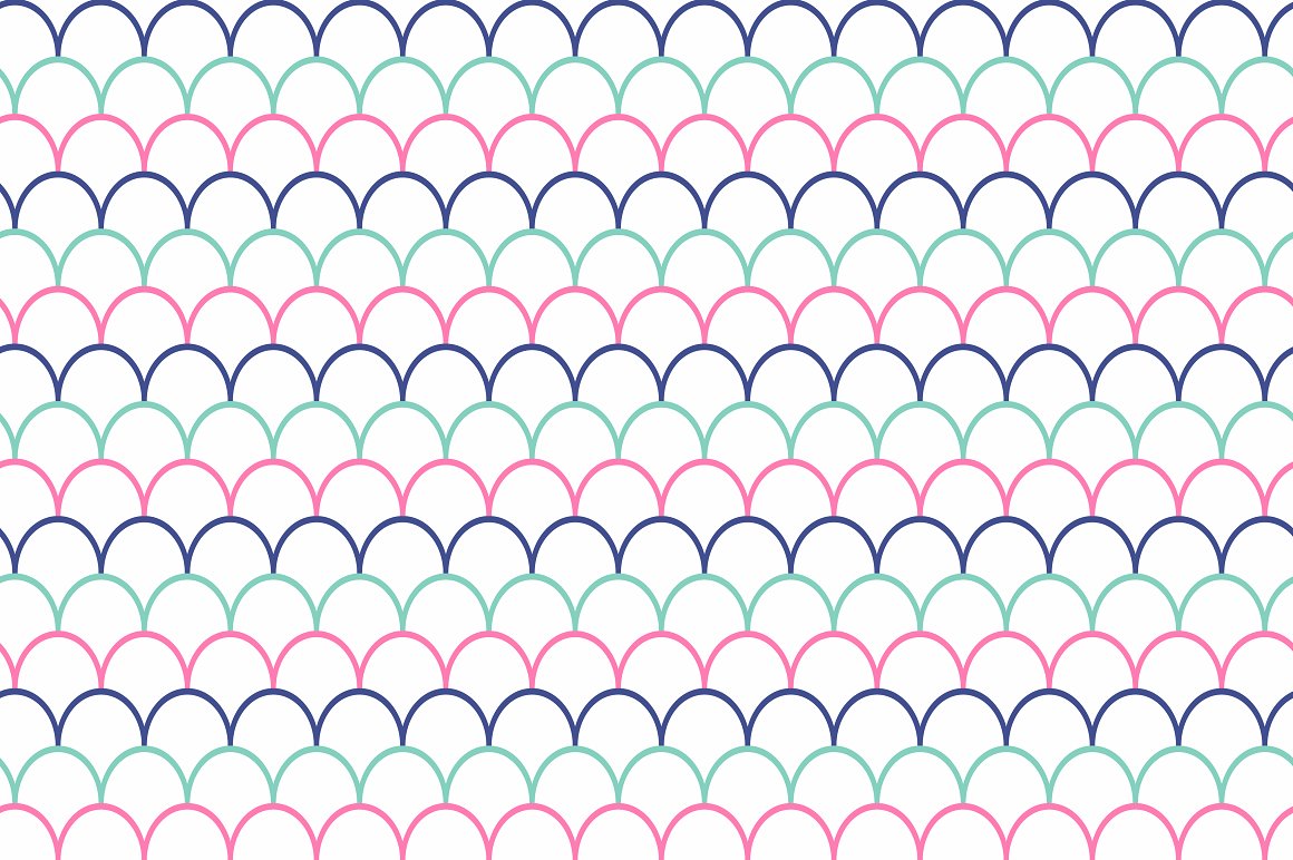 Set of color seamless patterns