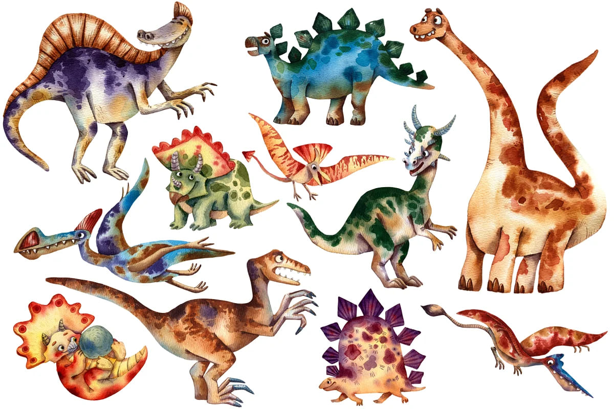 cute dinosaur graphics.