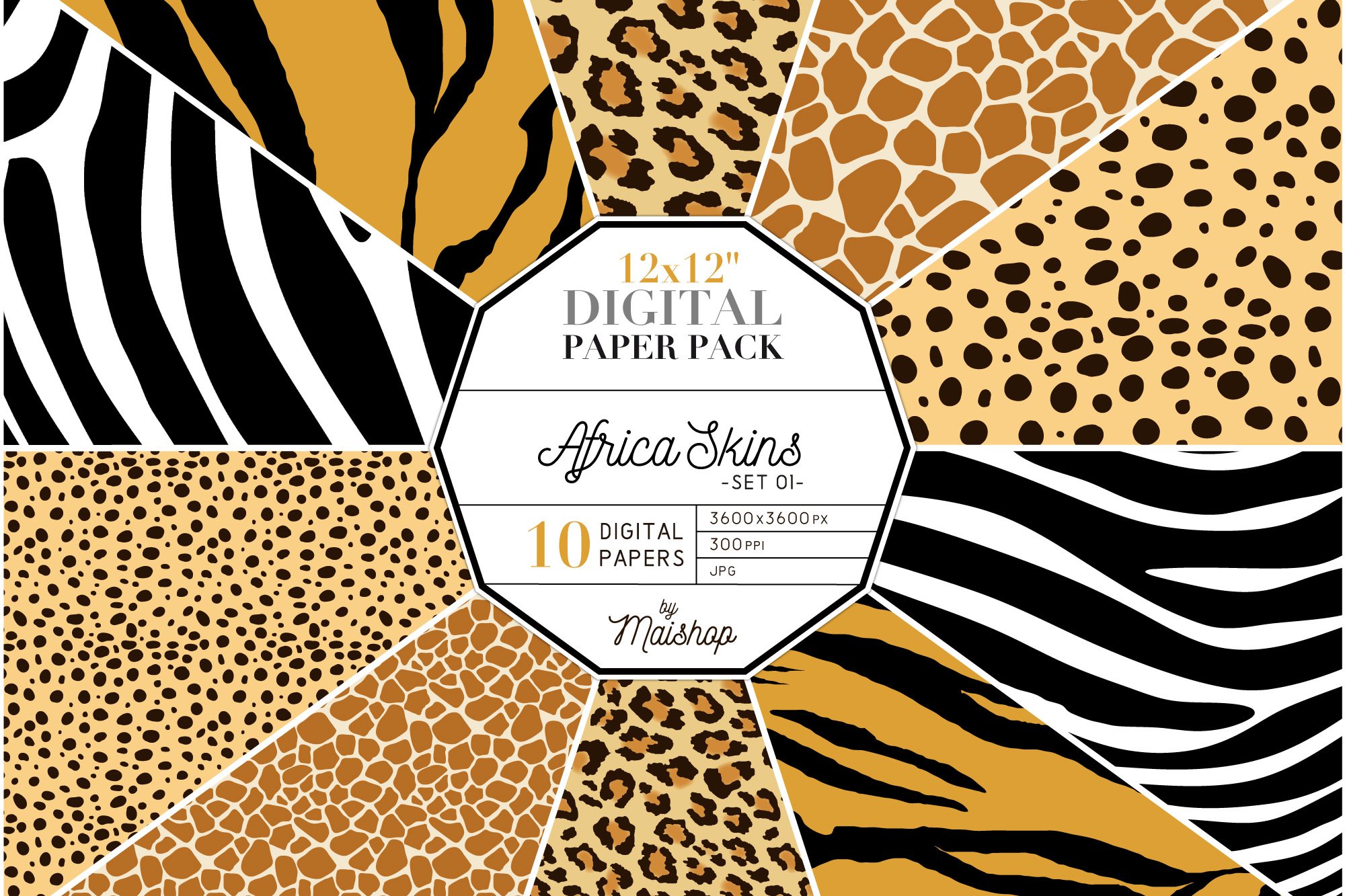 digital paper africa skins set 01 cm 01