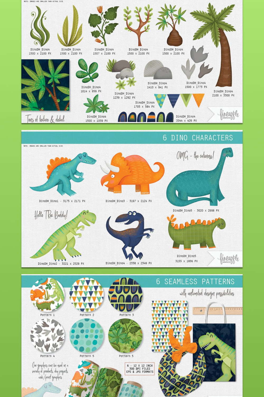 dinosaur illustrations.
