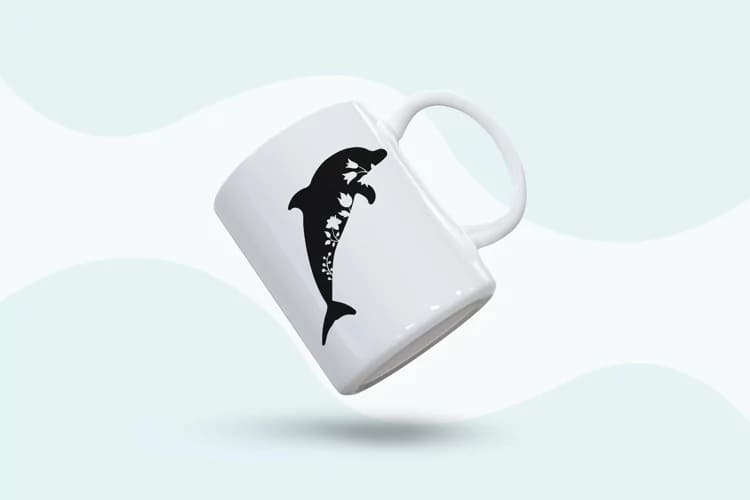 dolphin svg silhouettes graphics.