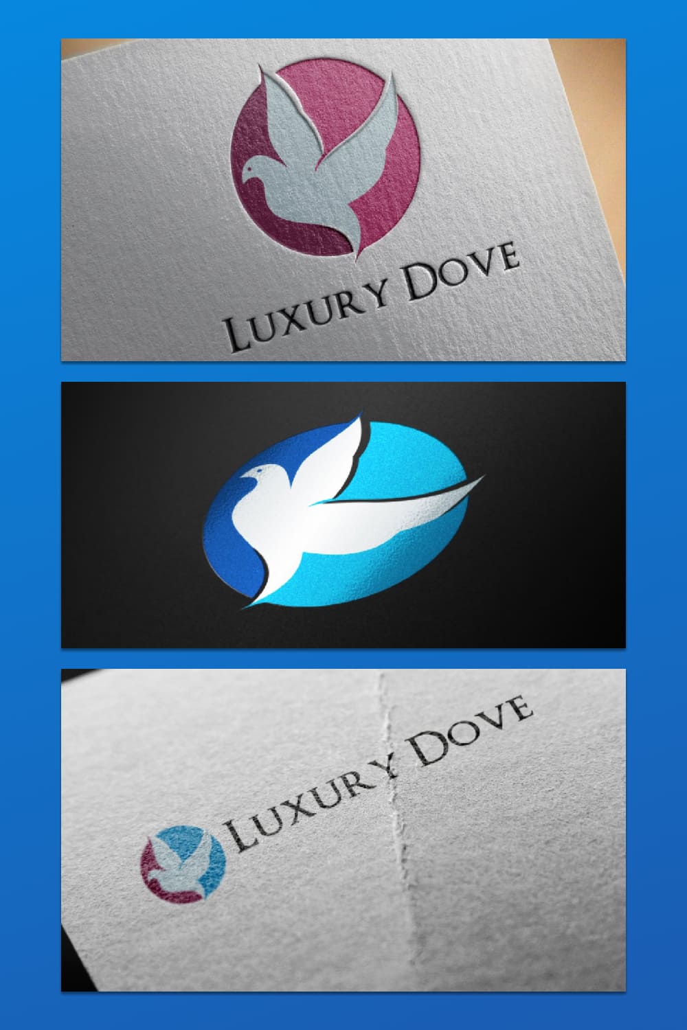 dove pigeon bird abstract logo design.