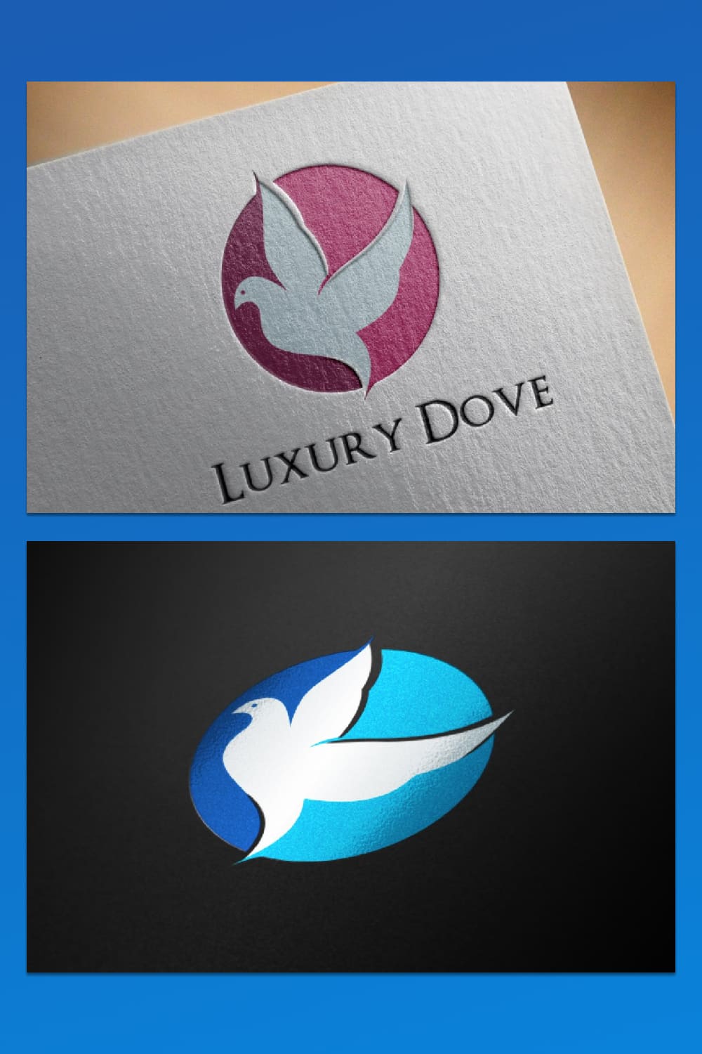 dove pigeon bird abstract logo design template.