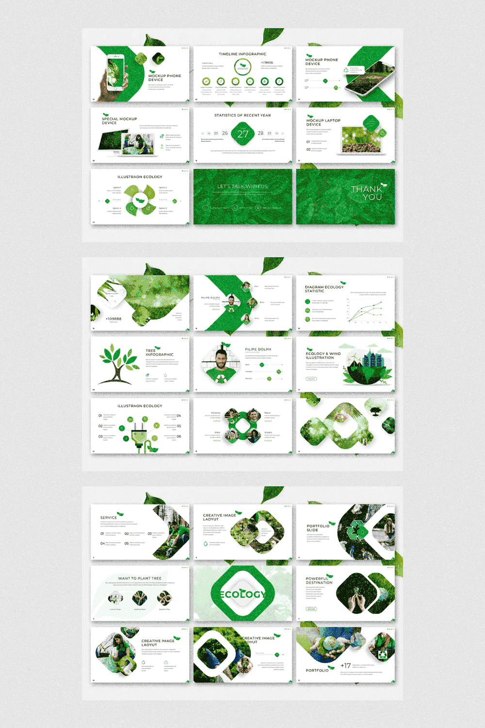 Ecology - Powerpoint Template - "Powerful Destination".