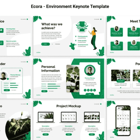Ecora - Environment Keynote Template Preview.
