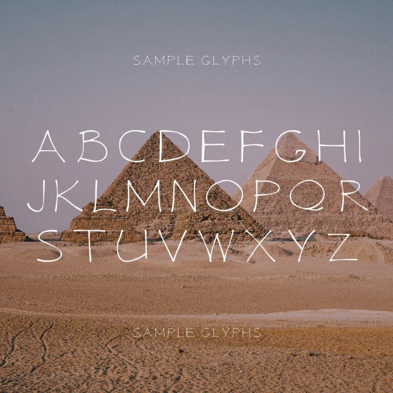 Egypt Papyrus Script Font – MasterBundles