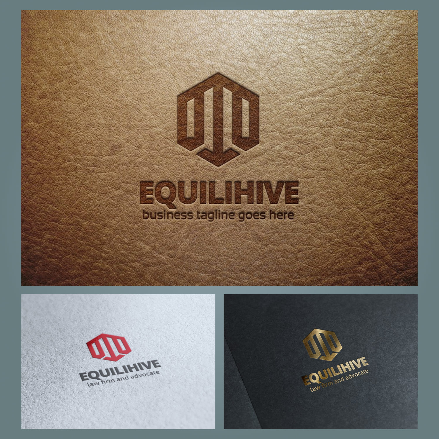 Equilihive Law Abstract Symbol Logo preview image.