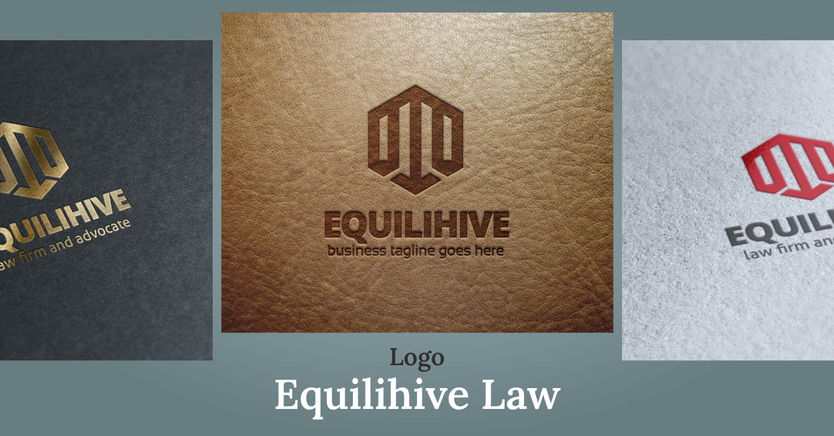 equilihive law logo design.