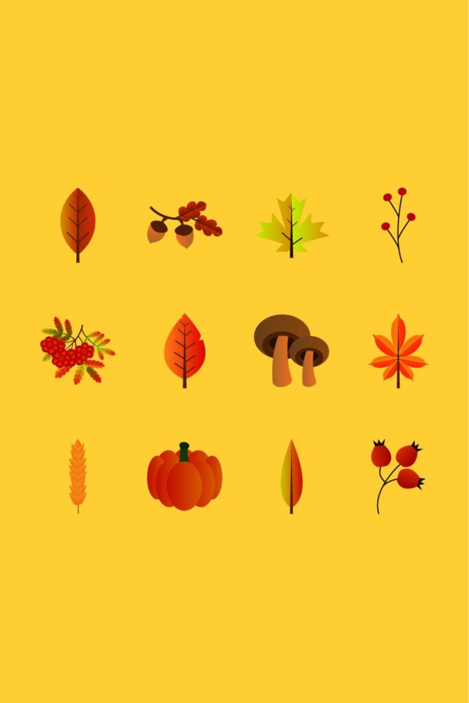 Free Fall Icons – MasterBundles