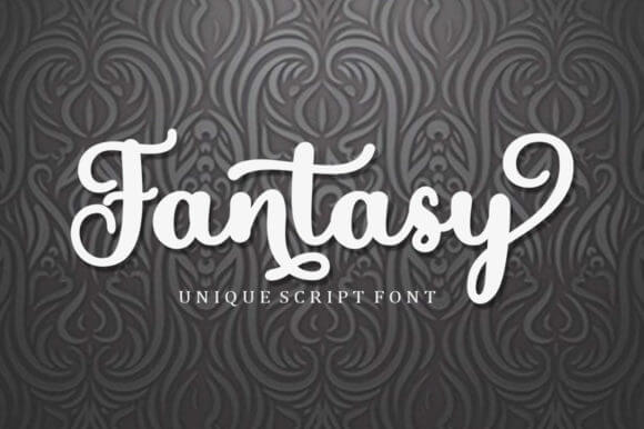 fantasy lovely and charming handwritten font pinterest image.