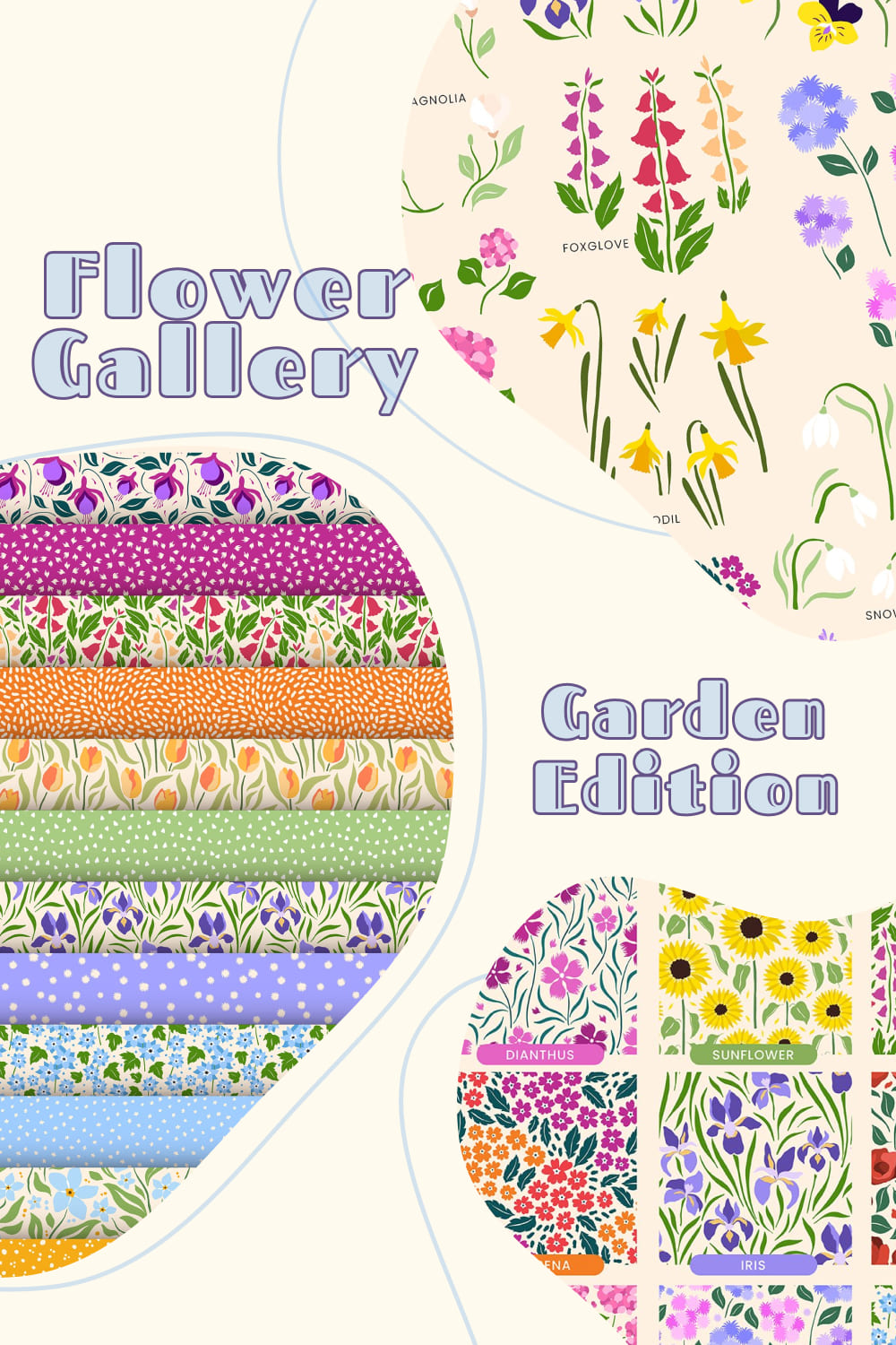 Flower Gallery Garden Edition pinterest image.