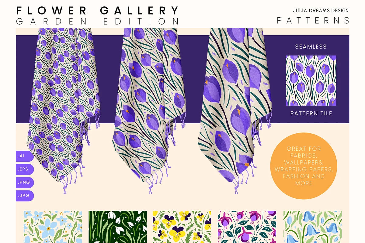 flower gallery patterns.