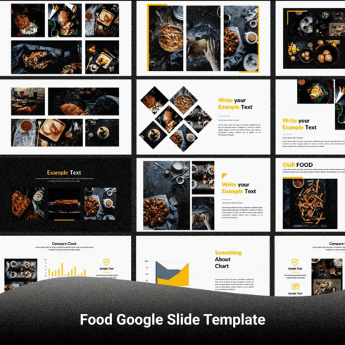 Food - Google Slide Template Preview.