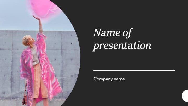 1 Free Fashion Powerpoint Template.