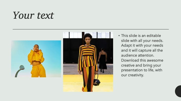 2 Free Fashion Powerpoint Template.