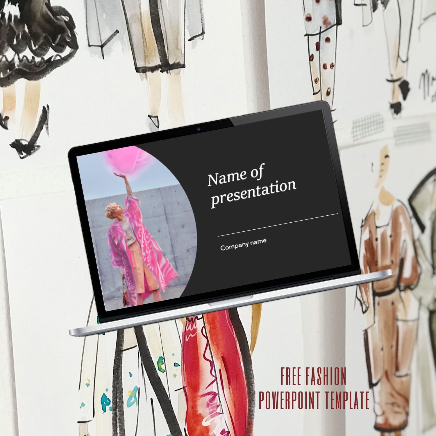 1500 1 Free Fashion Powerpoint Template.