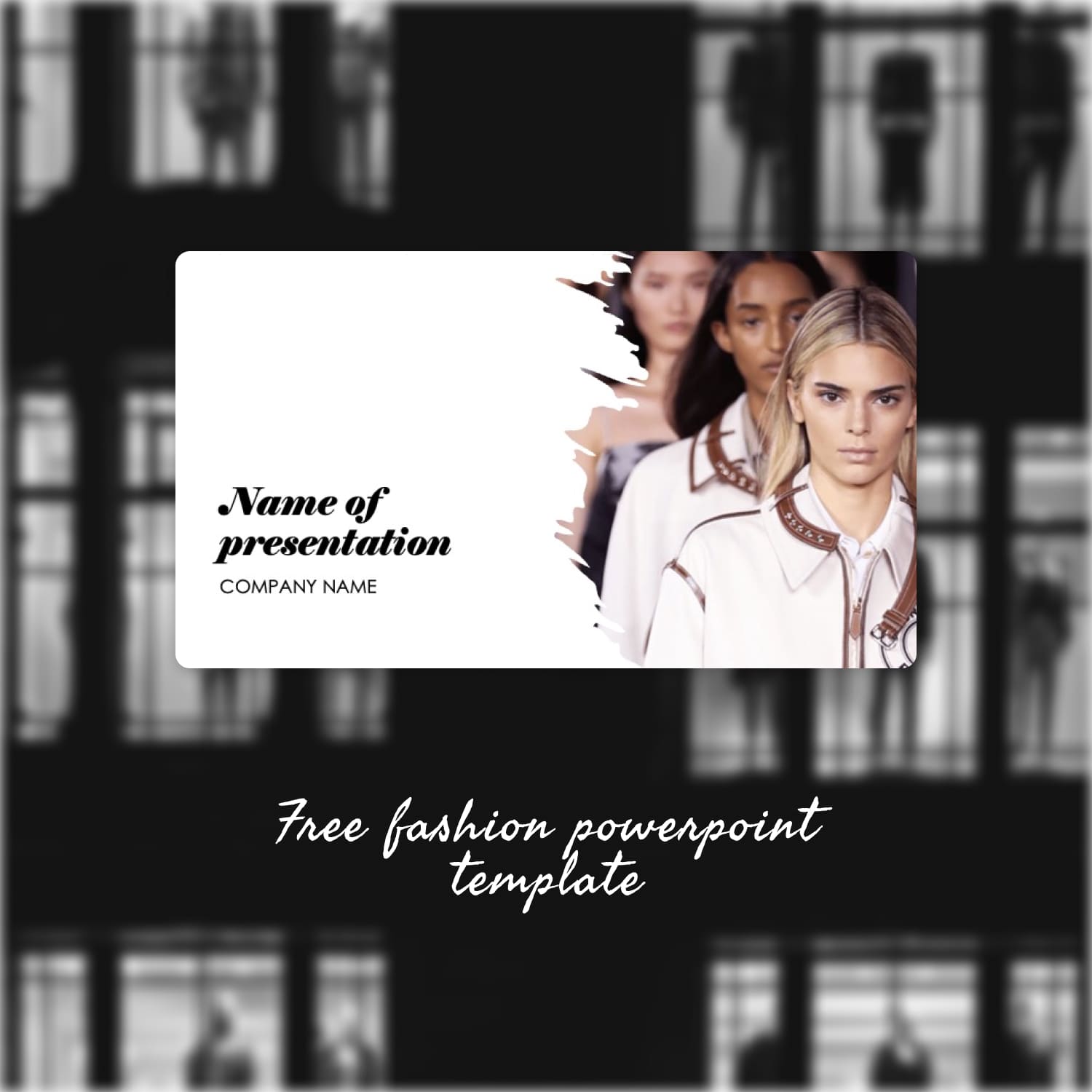 1500 1 Free Fashion Powerpoint Template.