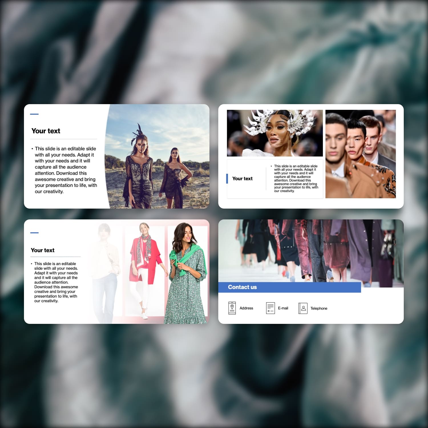 1500 2 Free Fashion Powerpoint Template.
