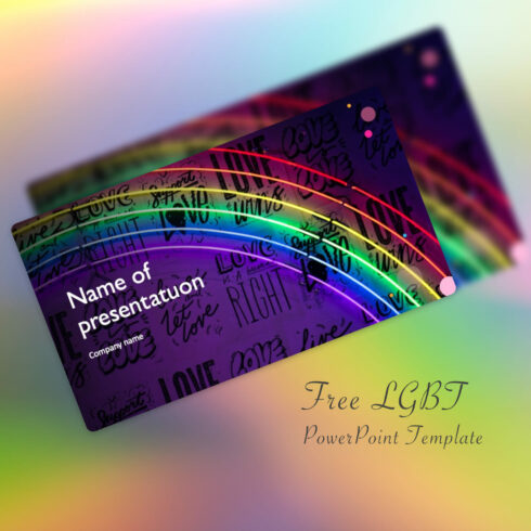 1500 1 Free LGBT Powerpoint Template.