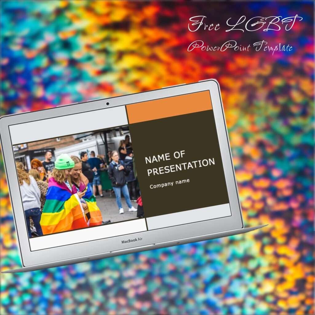 Free LGBT PowerPoint Template Nonbinary Pride MasterBundles