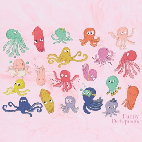 Funny Octopuses cover image.