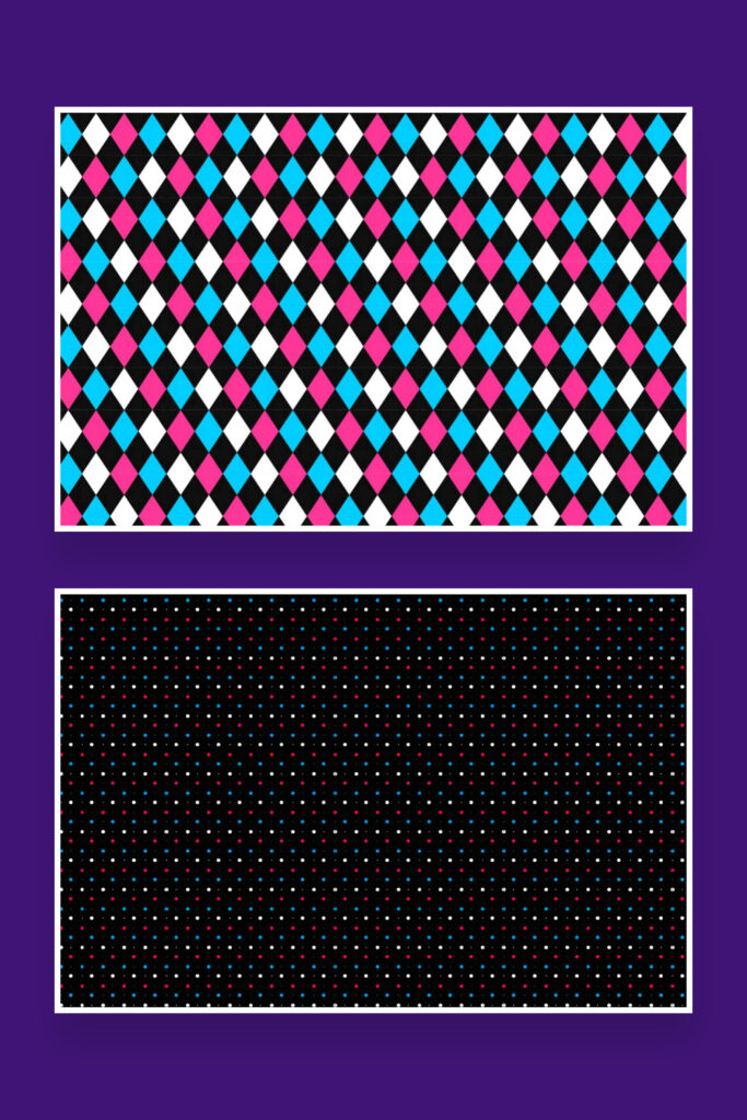 Geometric Seamless Color Patterns – MasterBundles