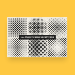 halftone seamless patterns cover image