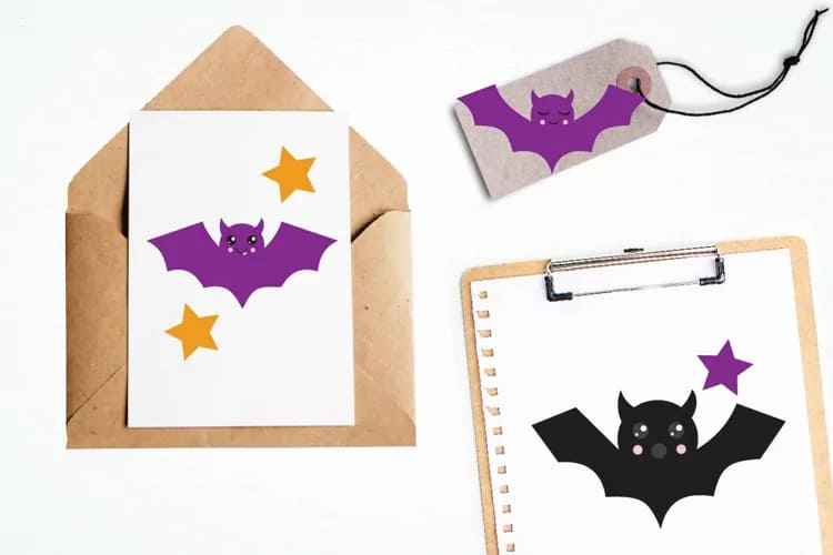 halloween bats cliparts.