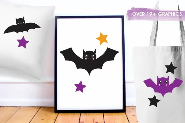 halloween bats design.