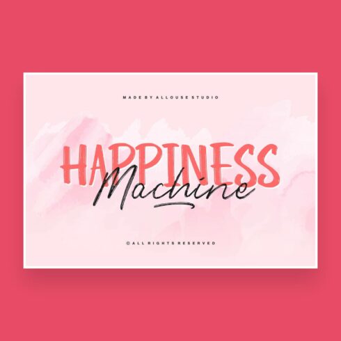 Happiness machine font duo main cover.