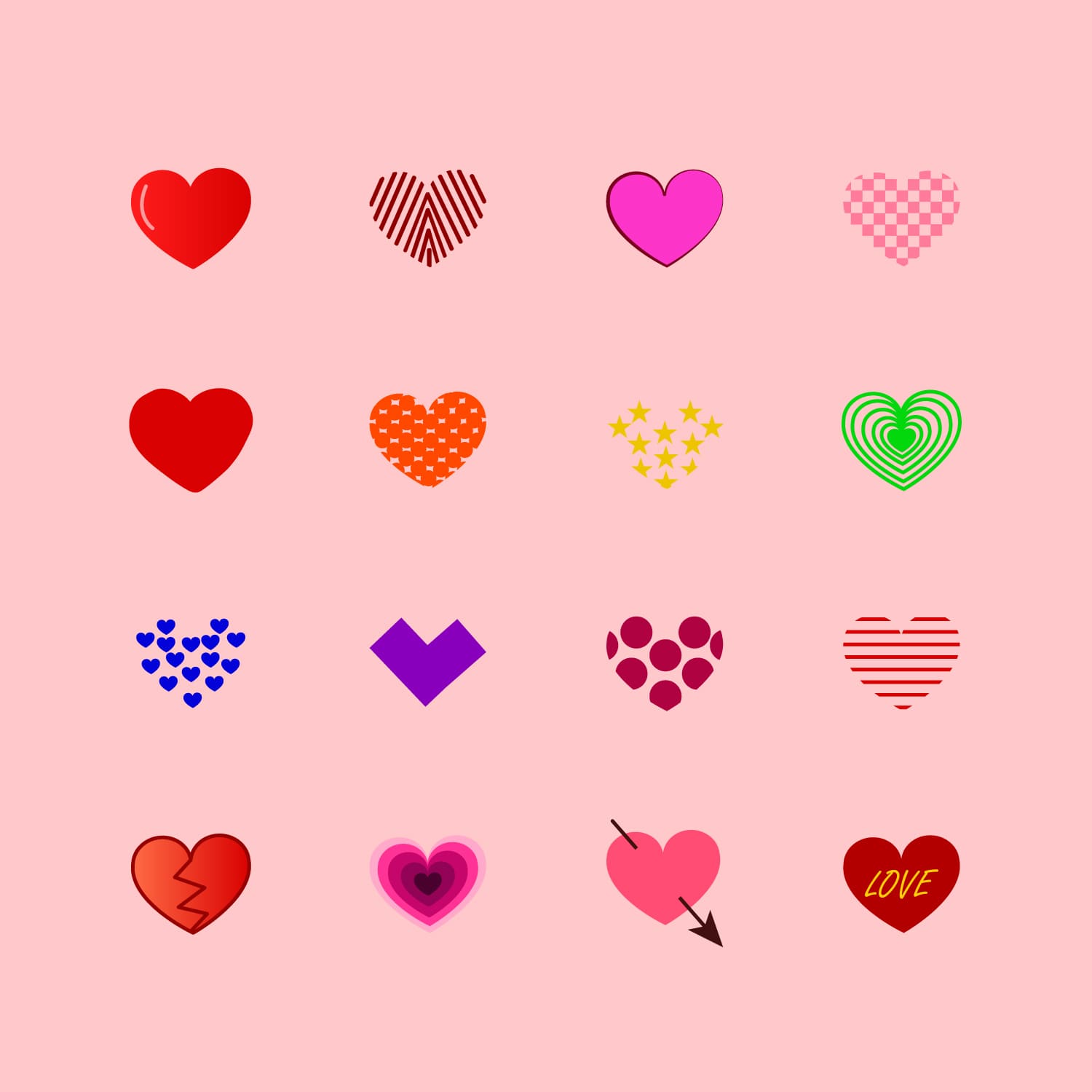 Heart Icons 01.