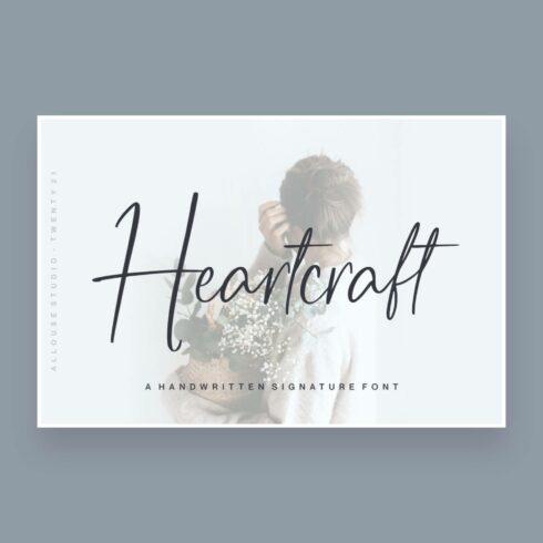 Heartcraft font main cover.