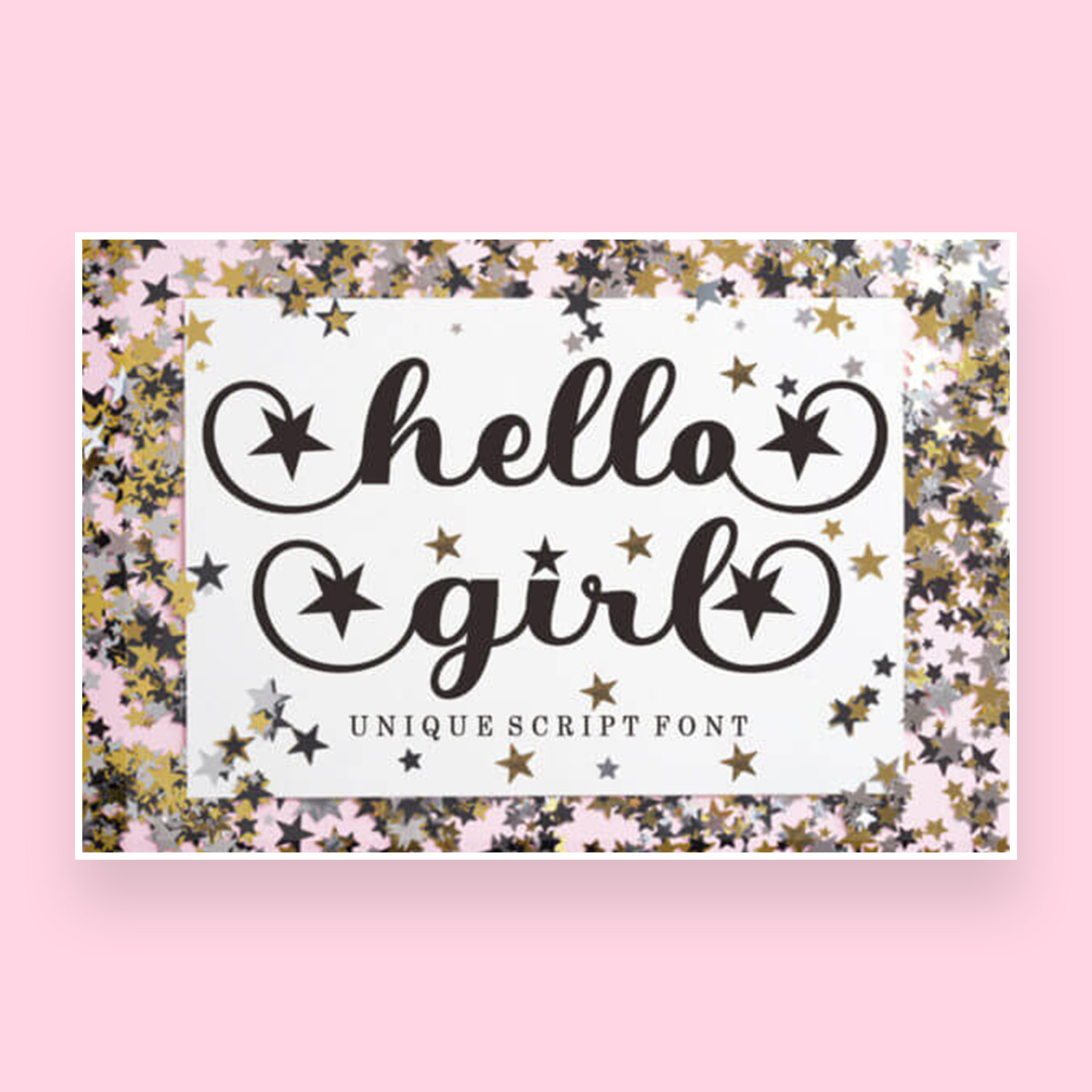 hello girl incredibly unique handwritten font cover image.