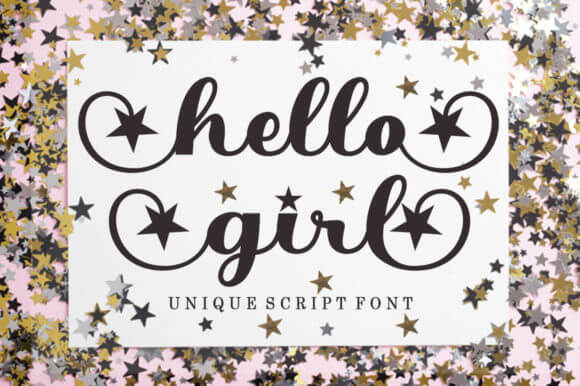 hello girl incredibly unique handwritten font pinterest image.