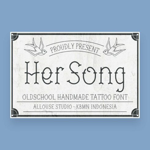 Her song font main cover.