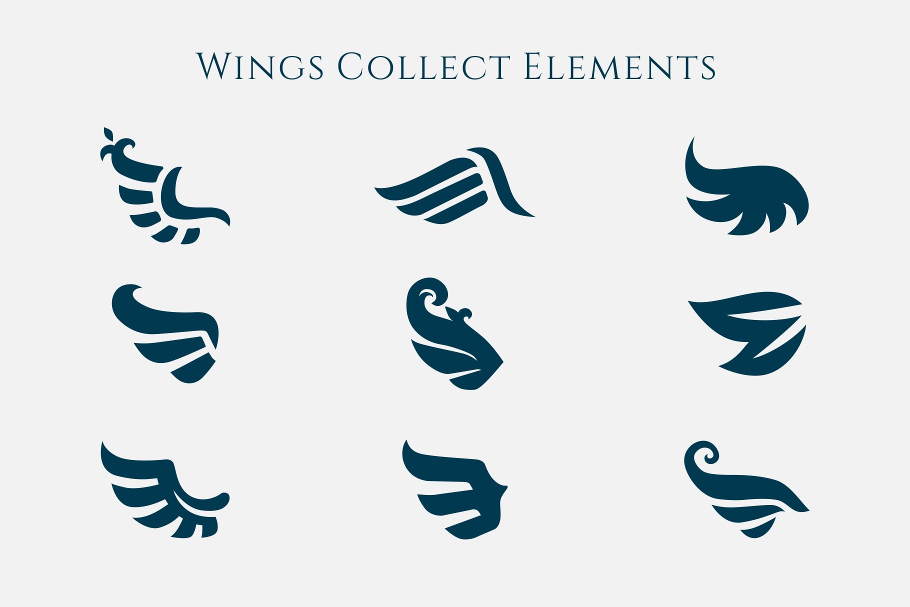heraldry griffin logo collection4