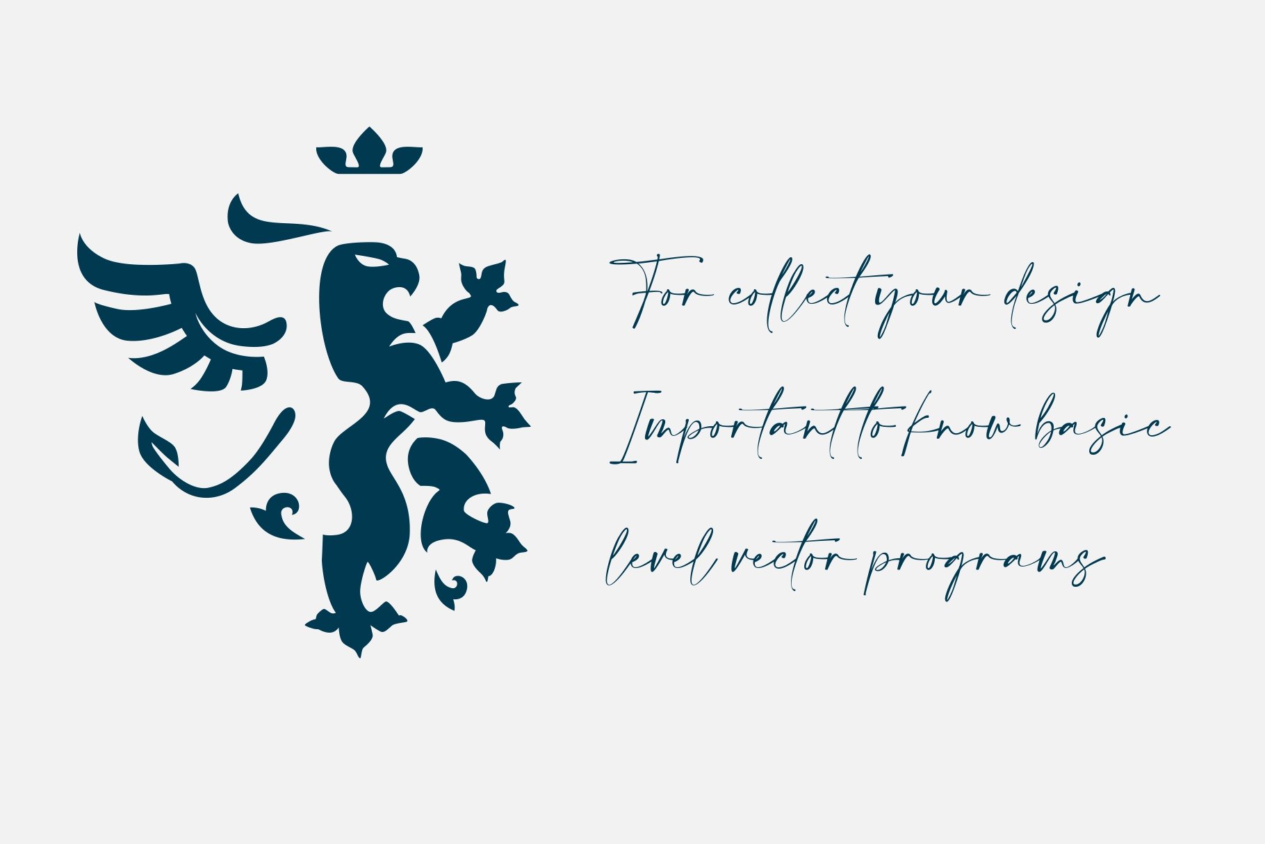 heraldry griffin logo collection7