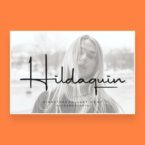 Hildaquin font main cover.