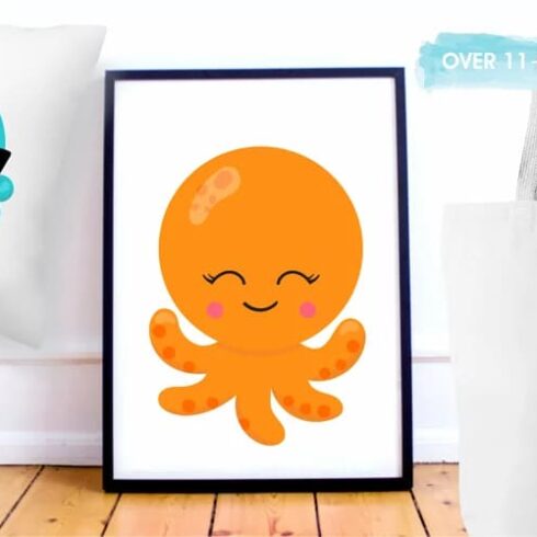 hipster octopus design.