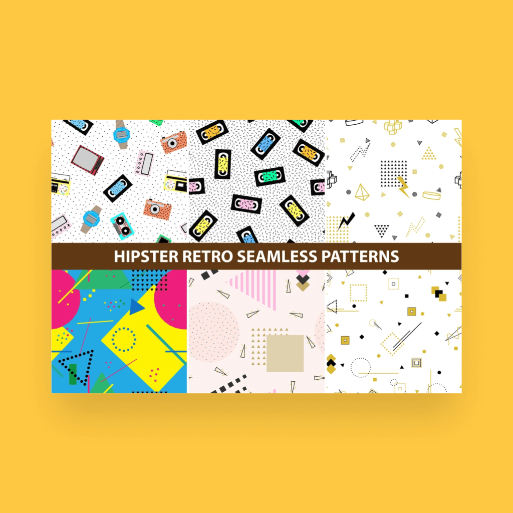 Hipster Retro Seamless Patterns – MasterBundles