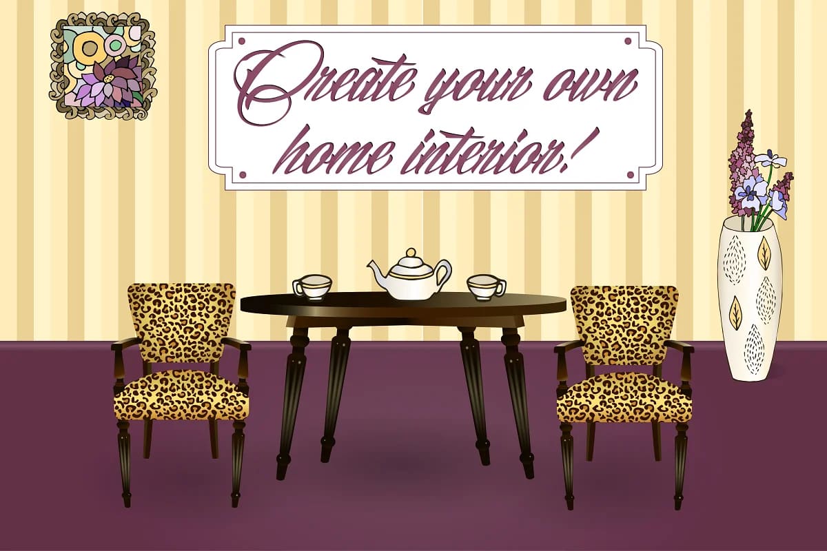 home interior furniture collection.