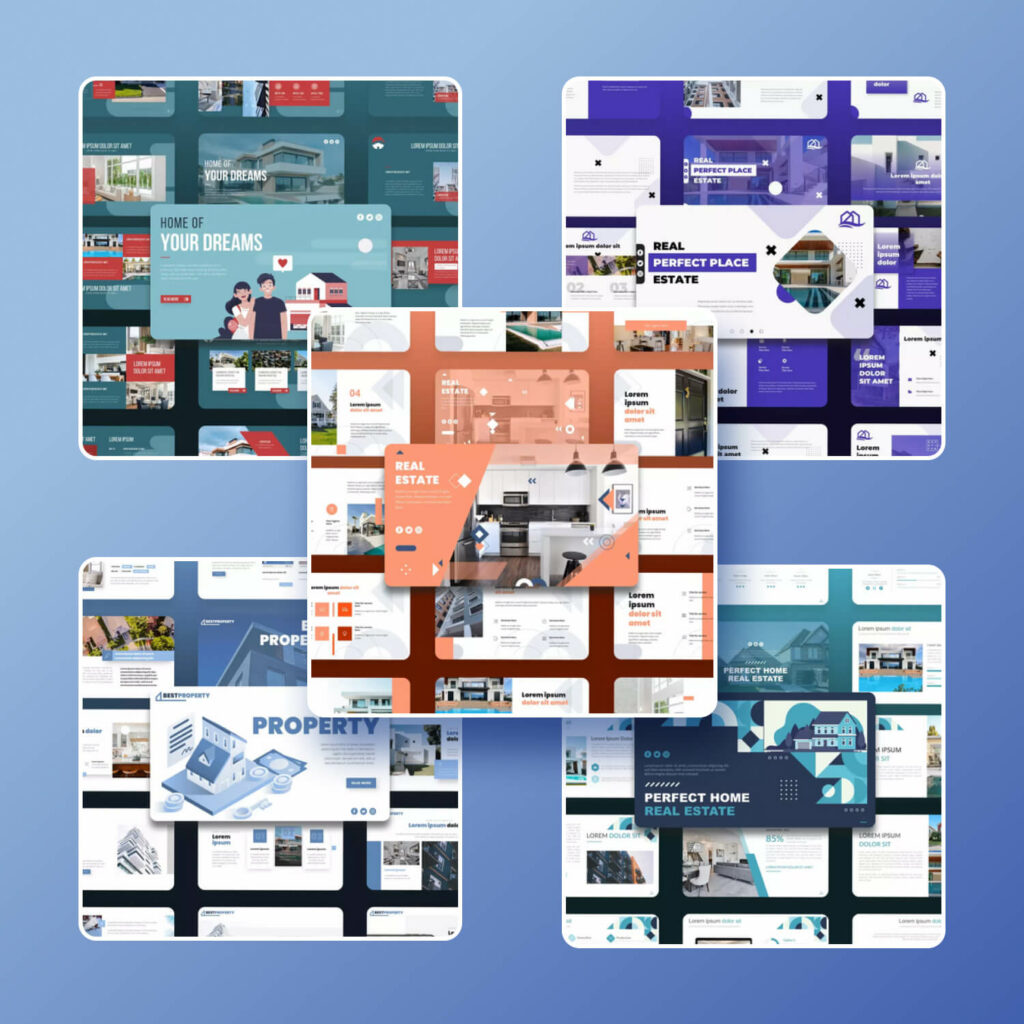 Huge Real Estate Presentation Bundle: 300 Slides PPTX, KEY, Google ...