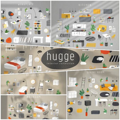 Hugge. Furniture Collection cover image.
