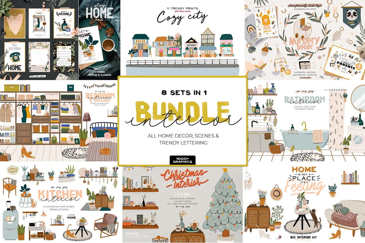 interior home decor bundle.