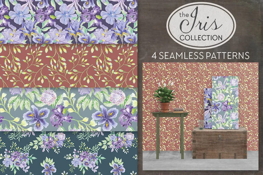 iris collection patterns.