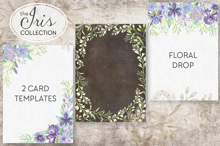 iris collection frames design.