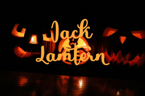 jack lady spooky and cursive handwritten font.