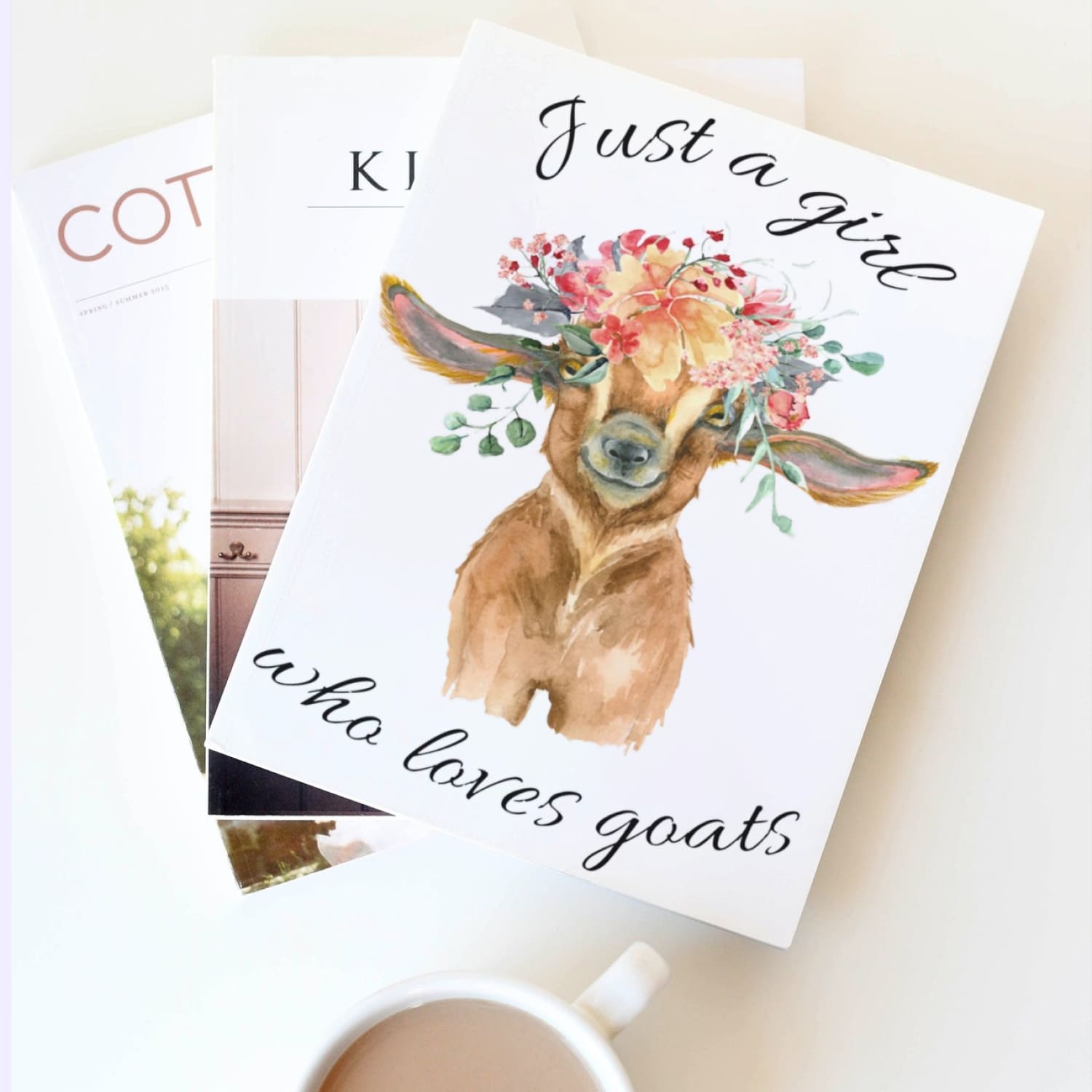 just a girl who loves goats design idea.
