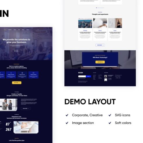 Landing PSD Figma Template 