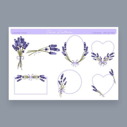 Lavender for your personalization.